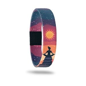 Colorful Meditation-Themed Wristband by Zox